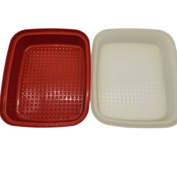 Tupperware Vintage Large Season Serve Marinade - Picture 2 of 2